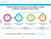 Tablet Screenshot of aleyant.com